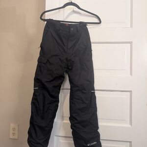 Columbia Boys Omni Heat ‎ Black Cargo Pants Snow/Ski Size M